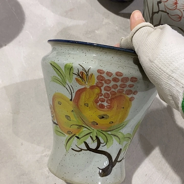 缸13xc景德镇陶瓷花盆微瑕