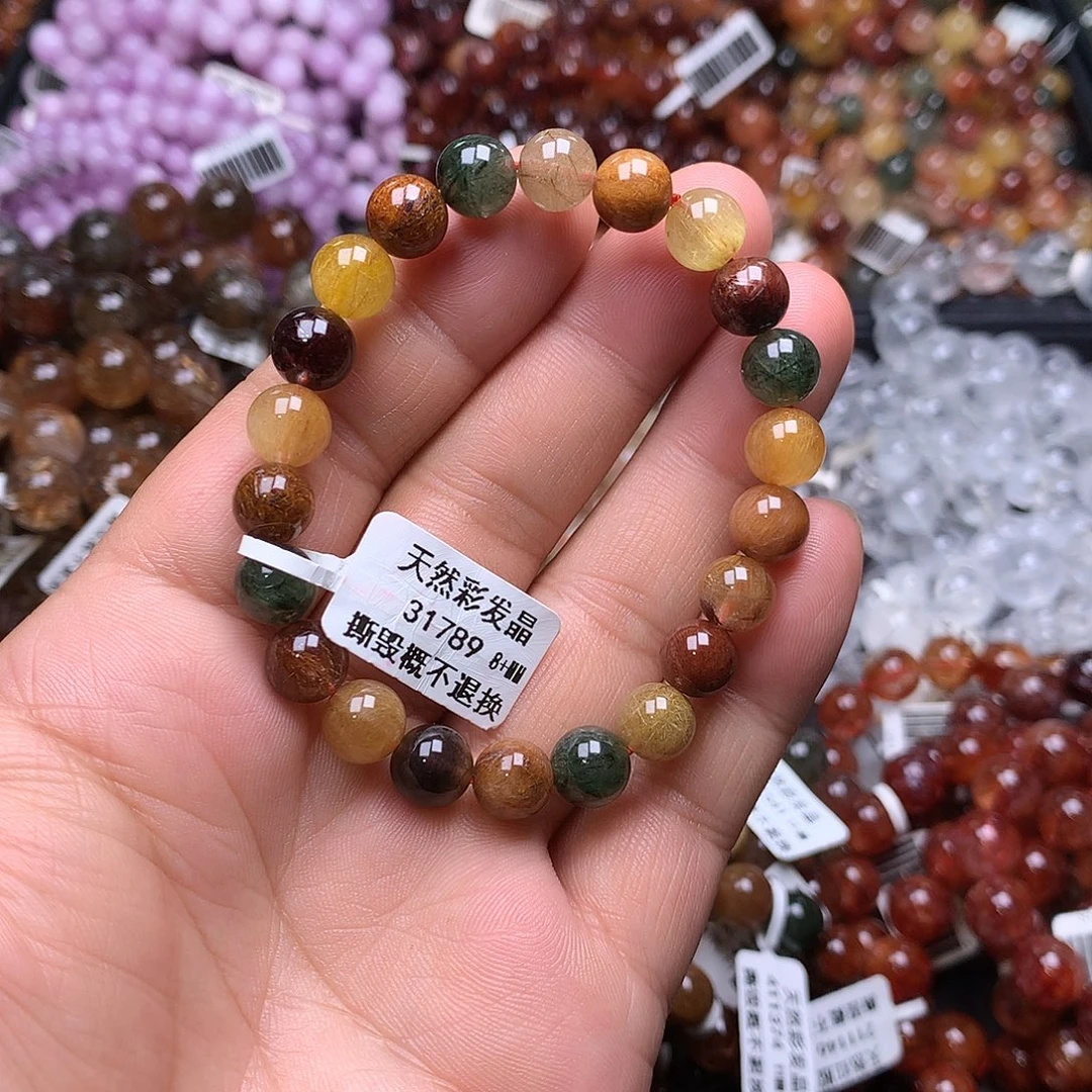 水晶手链未镶嵌，，
