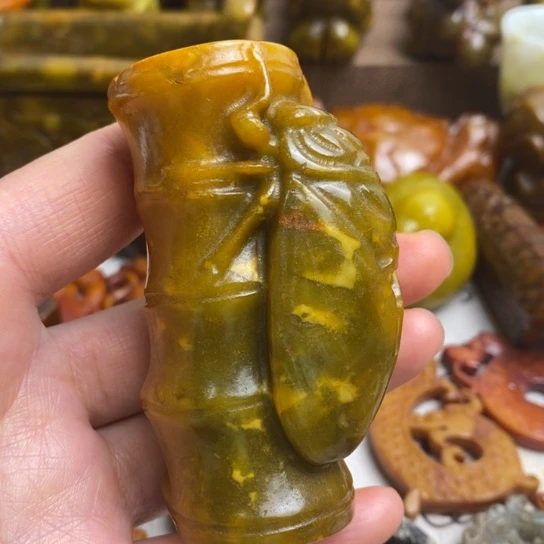 蛇纹石玉未镶嵌颈饰77