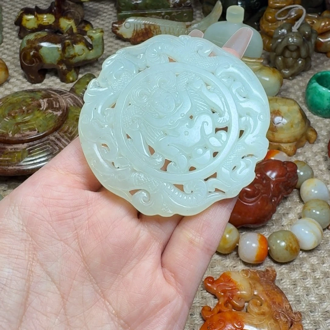 吊坠白玉菩提挂件