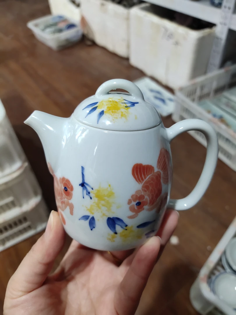 微瑕柴窑金鱼壶秦权壶