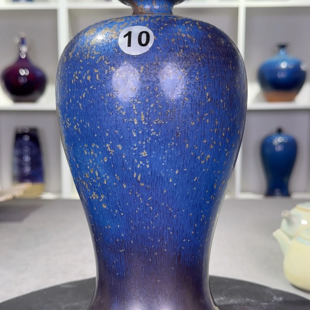 摆件陶福利钧窑摆件纯手工炉钧