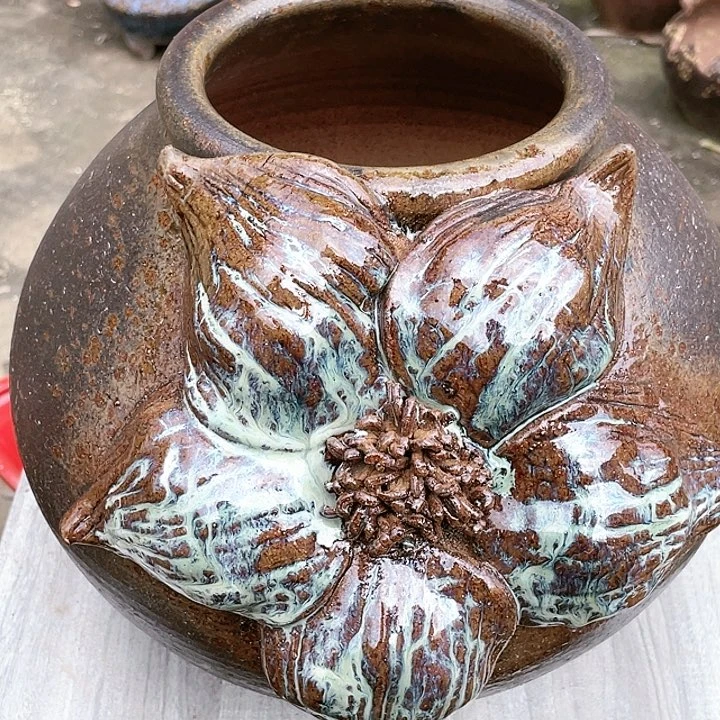 紫砂花盆15.26无孔无孔