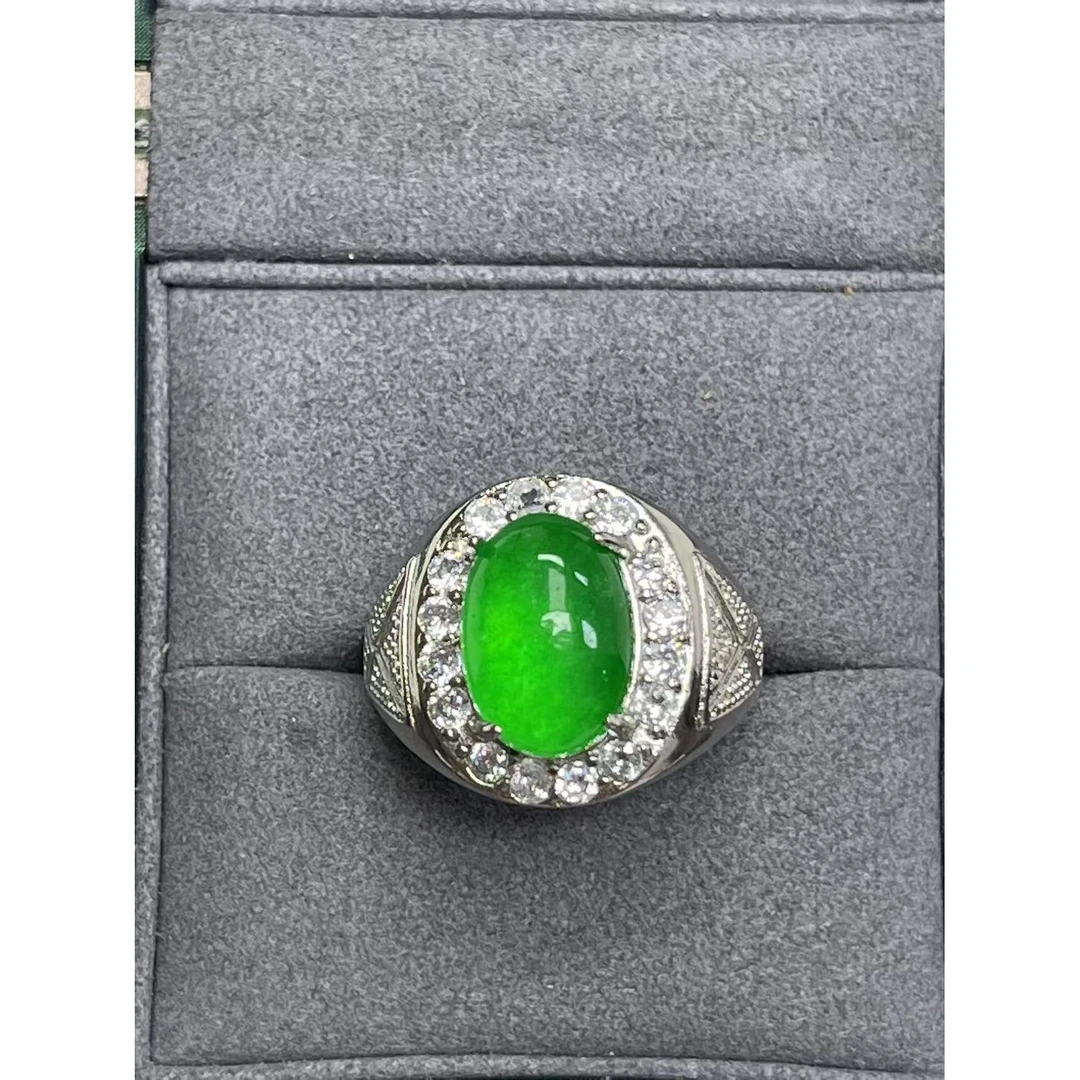 福玺甄选绿圆戒指3179