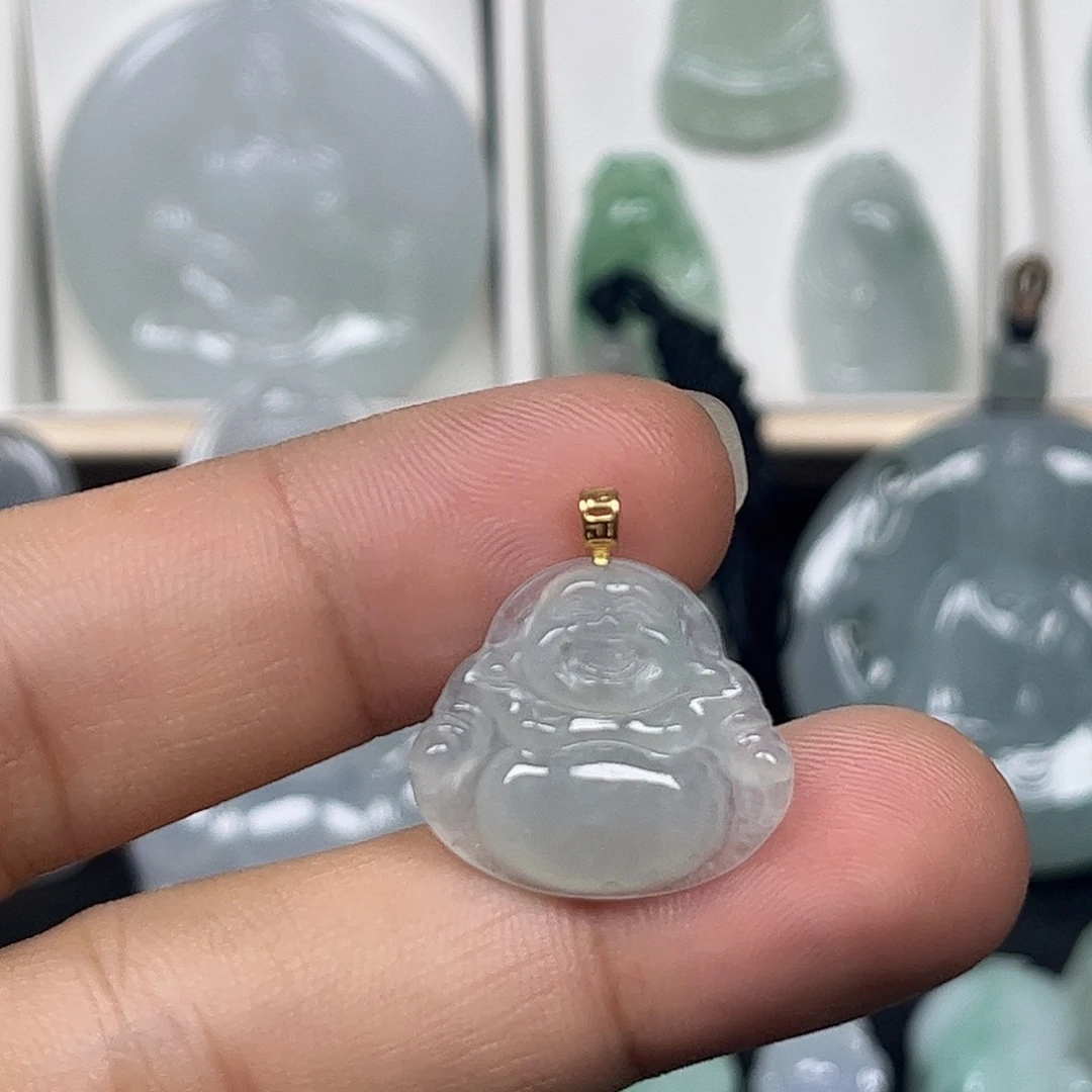 颈饰未镶嵌翡翠缅甸翡翠