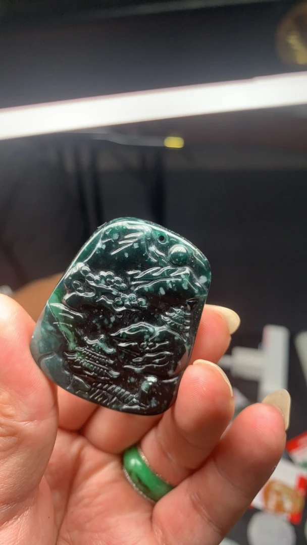天然缅甸牌子山水