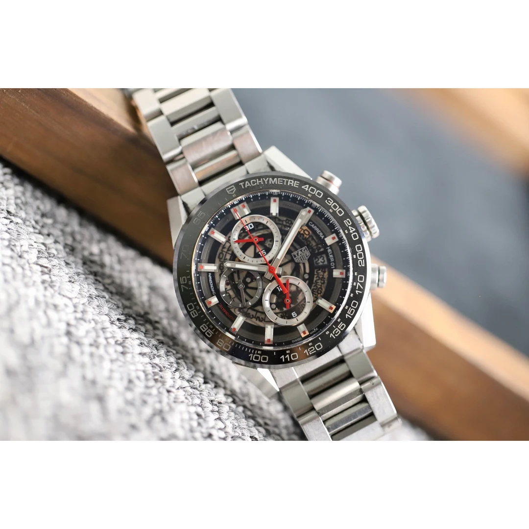 95新 TAG Heuer/泰格豪雅 卡莱拉/单表/表径4m/自动机械/5988