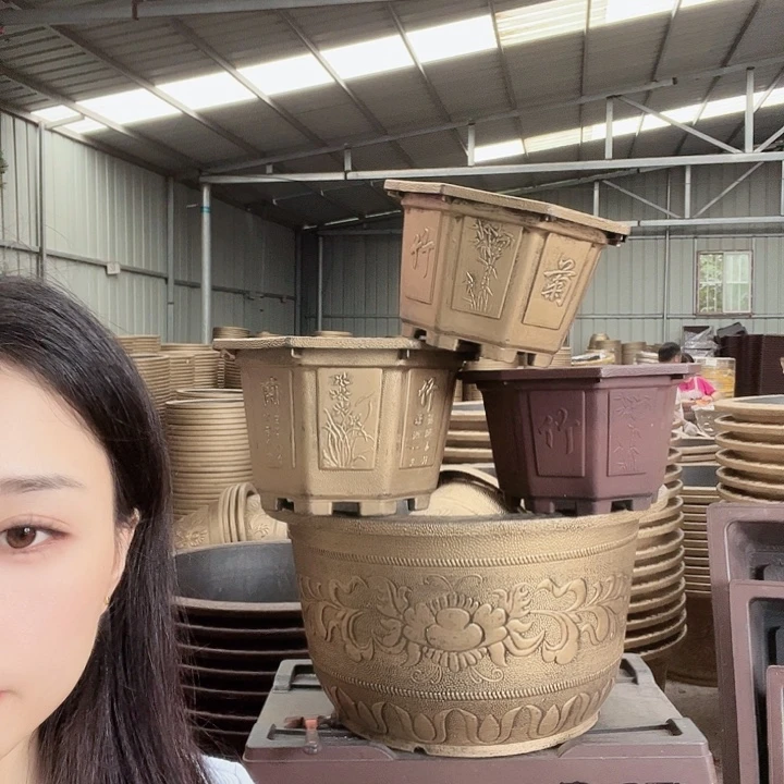 八角40花盆一个有孔