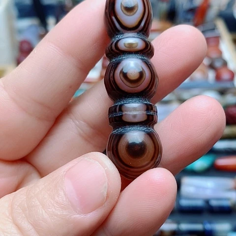 玛瑙/玉髓合金颈饰