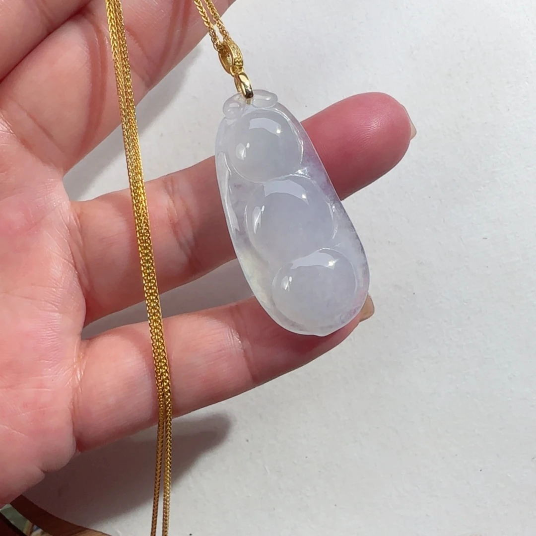 翡翠未镶嵌颈饰仿古