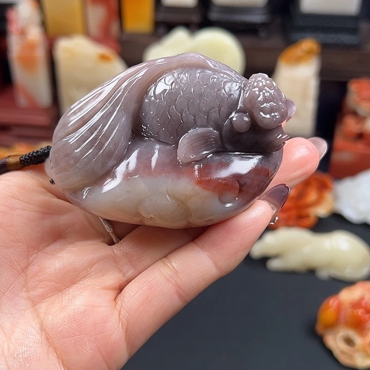 寿山石老性芙蓉石