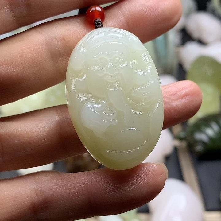 和田玉（青白玉）未镶嵌颈饰