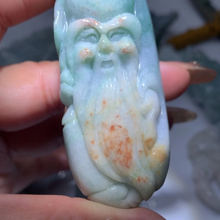 翡翠未镶嵌颈饰保真天然A货翡翠