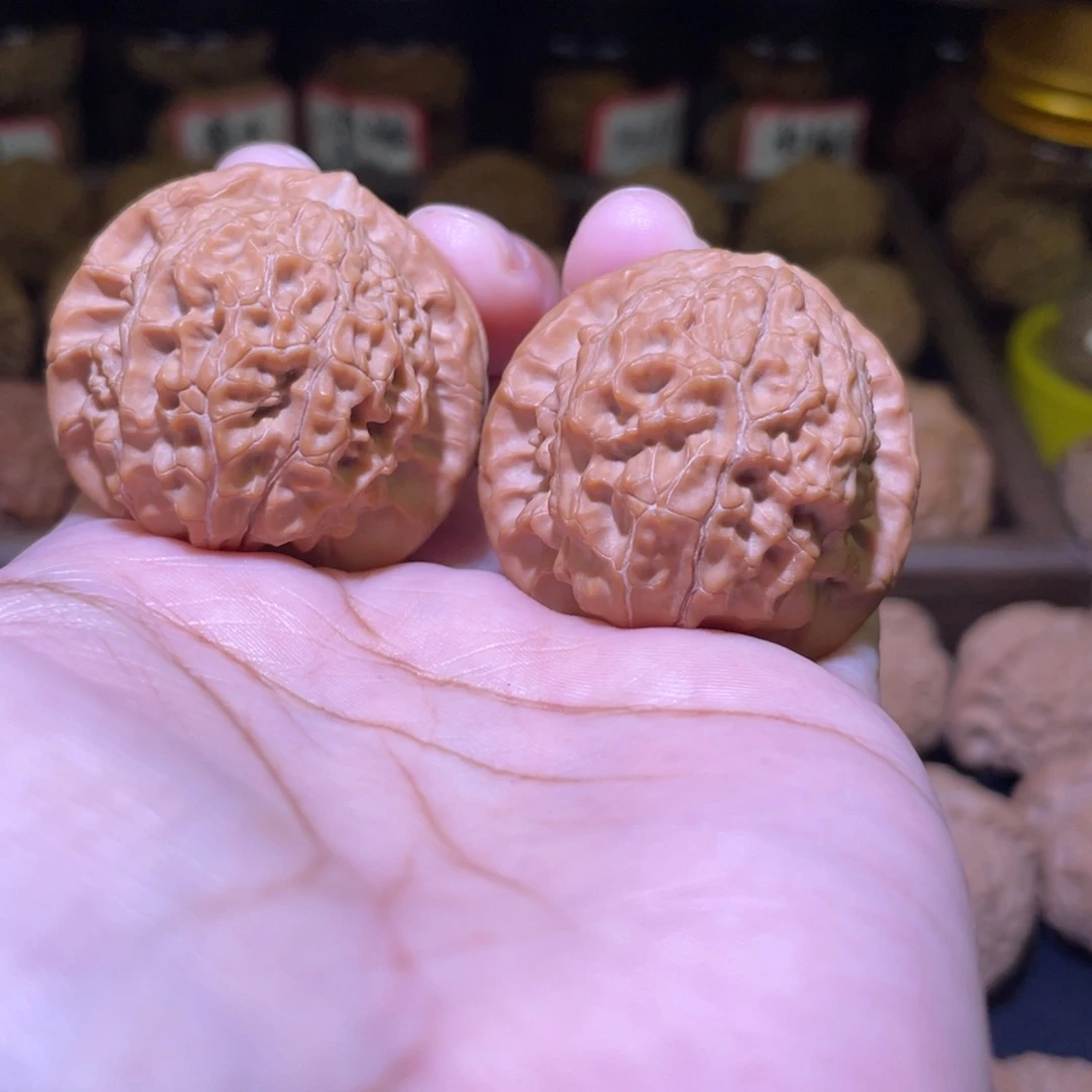 好***汉文玩核桃把件野生狮子头