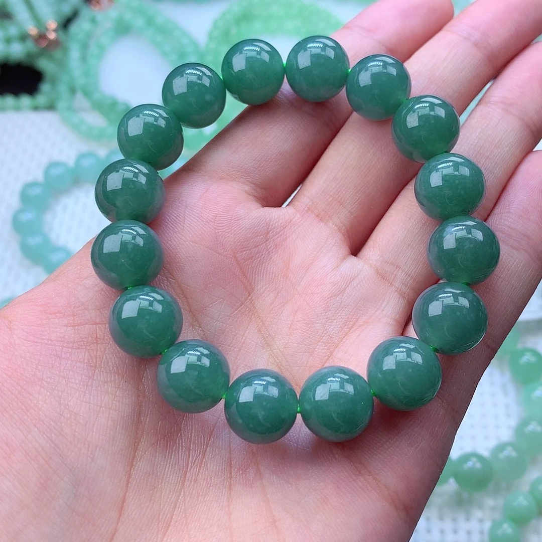 翡翠未镶嵌毛衣链卡12.6