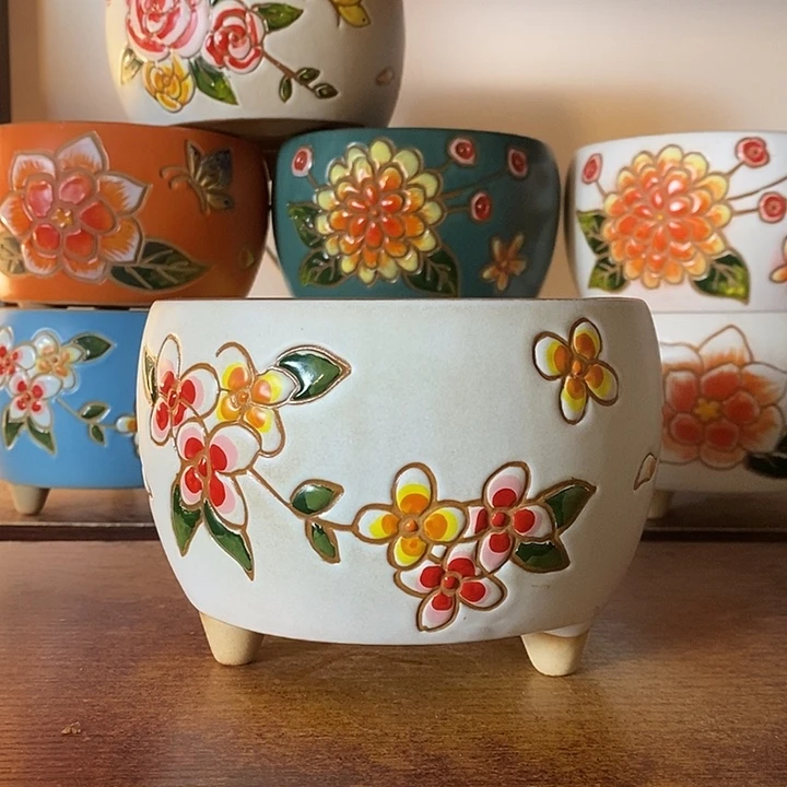 外13内11.5高10左右，纯手工制作，一单包邮