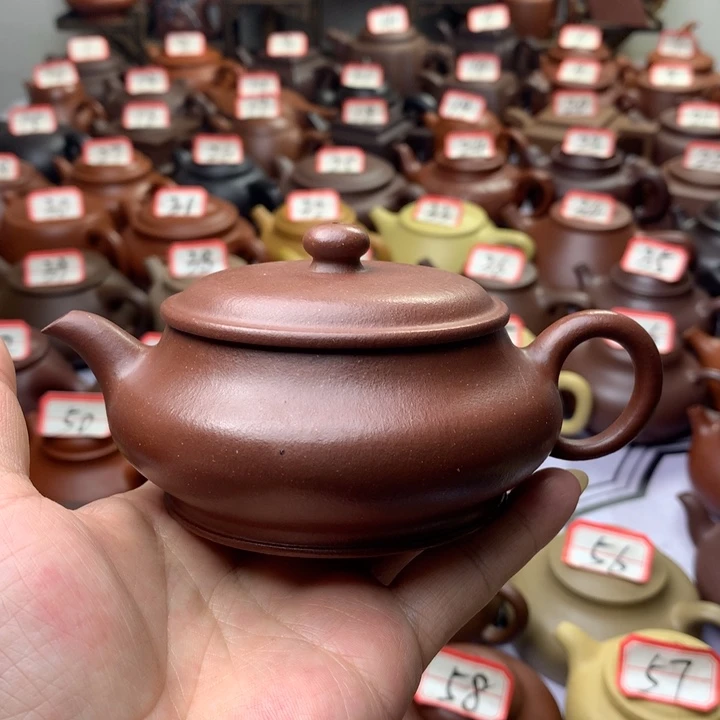 紫砂茶壶饮**源宜兴紫砂有铁质