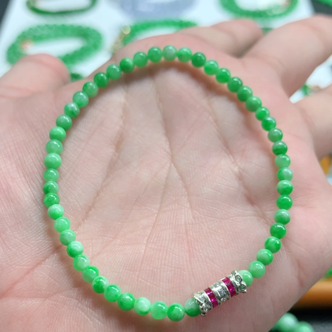 翡翠未镶嵌手链翡翠