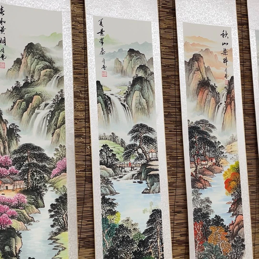 国画老师，手笔手绘作品y