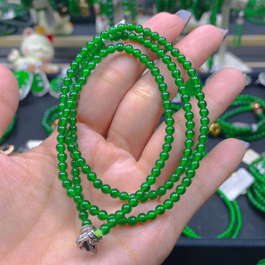 颈饰未镶嵌翡翠项链3.5