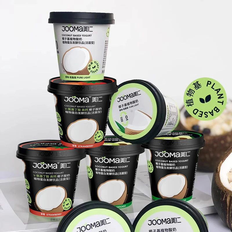 JOOMA美仁 椰子酸奶 0牛乳0乳糖0麸质 可加坚果搅拌100g【12杯装】
