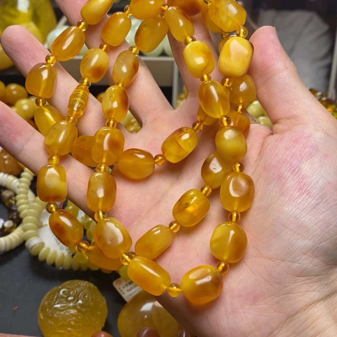 琥珀未镶嵌珠宝奇石