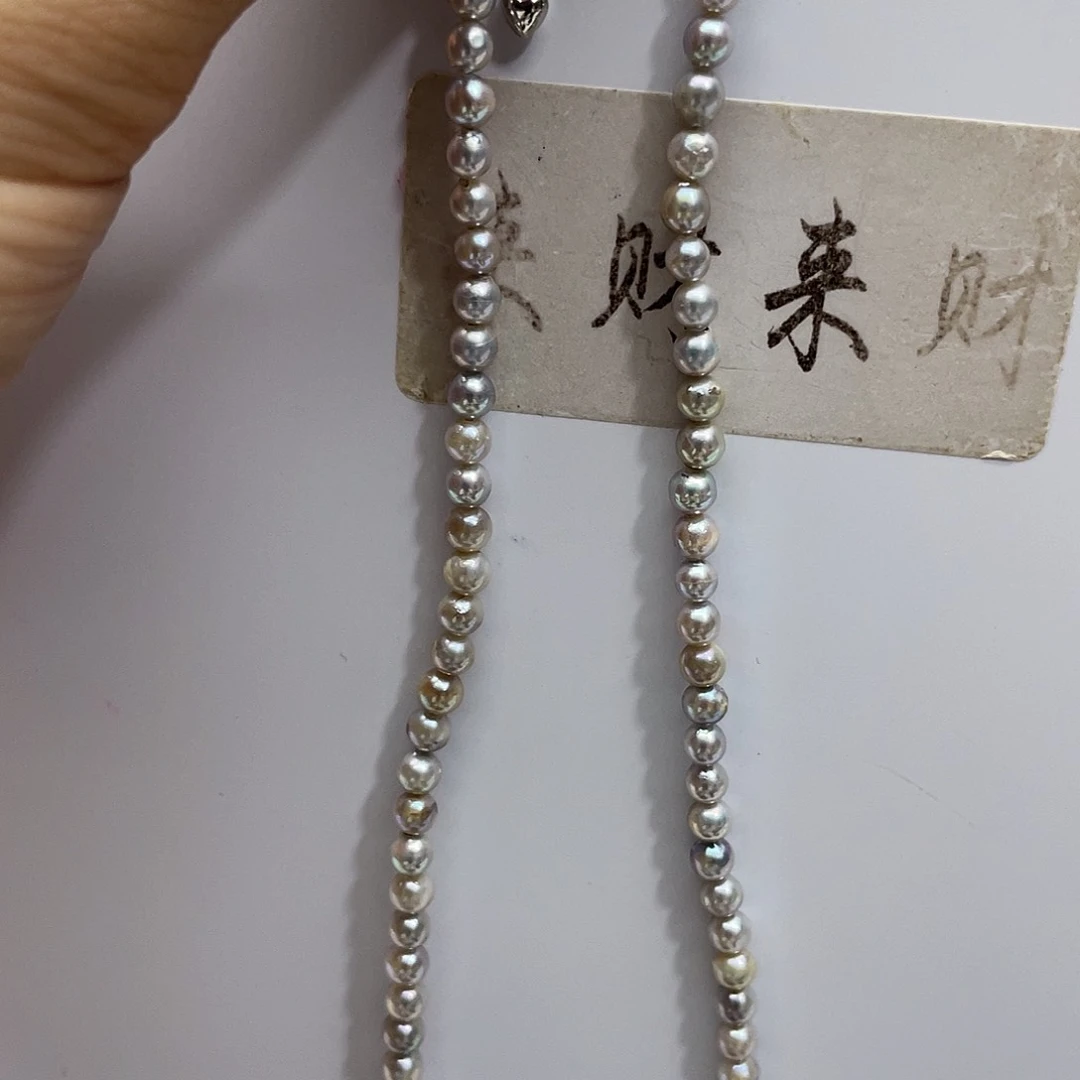 海水珍珠银S925镶嵌颈饰