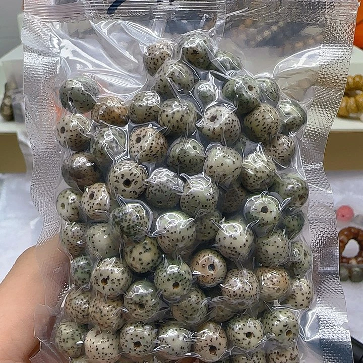 星月菩提手串101哈哈石玉星月菩提散籽