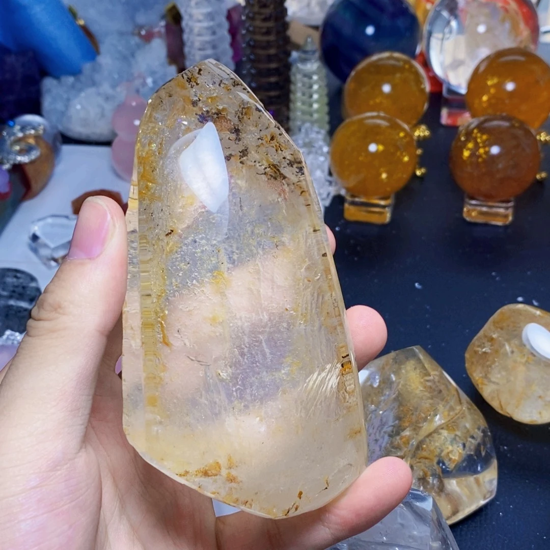 未镶嵌珠宝半成品水晶天然礁花随形