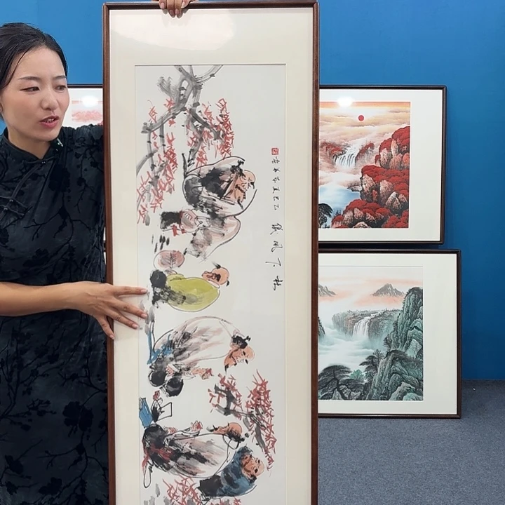 国画手绘作品人物形象