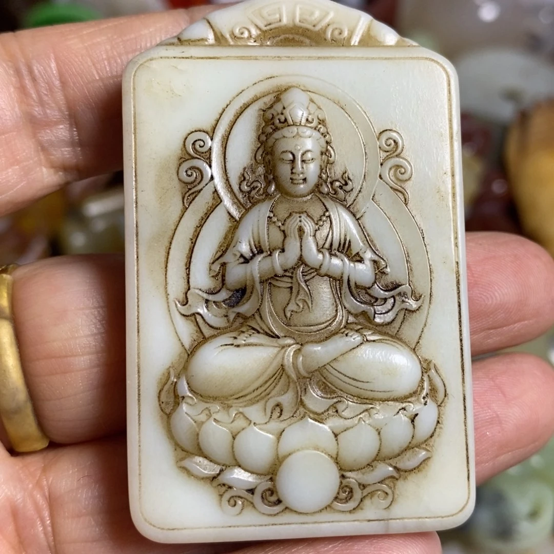 滴血莲花菩提吊坠