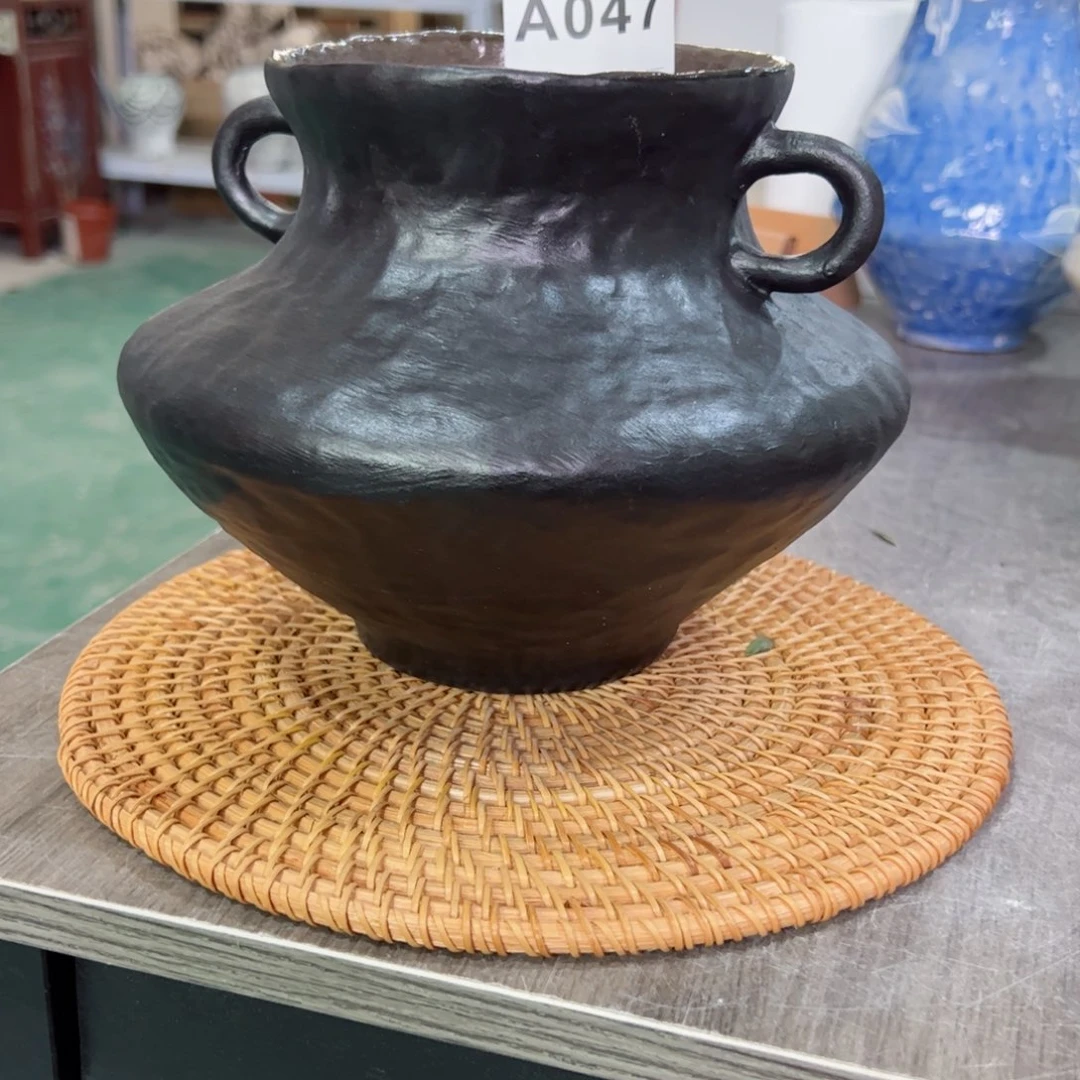 红陶口12高16无孔