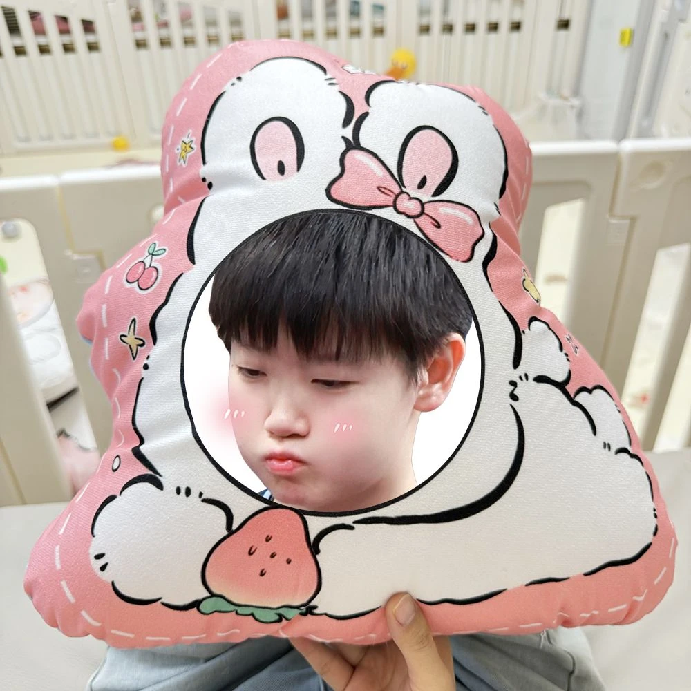 DIY定制孙颖莎抱枕来图订做人偶异性公仔可自定义头像照片抱枕套