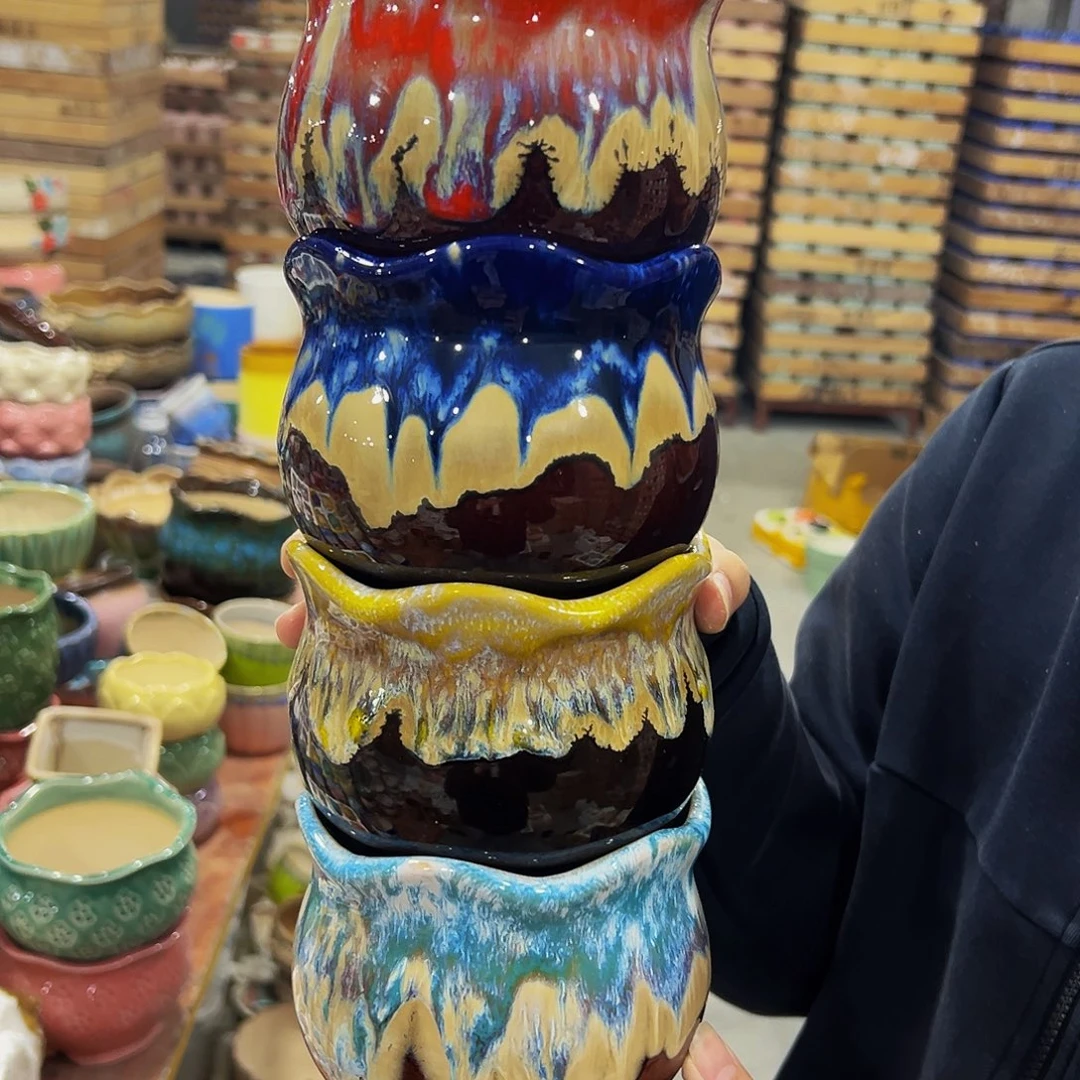 陶瓷直径12高10（福利款多肉花盆）