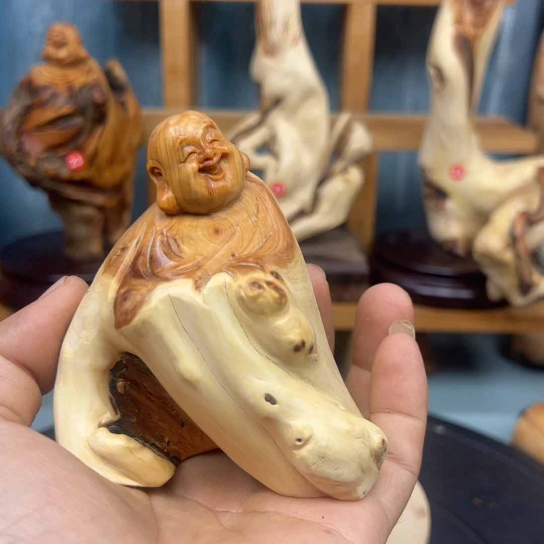 木如*崖柏木摆件手把件
