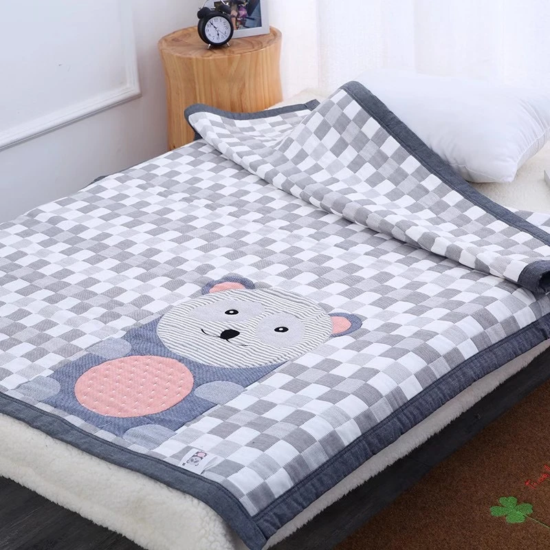 【小童盖毯】120*150cm全棉小尺寸被单人双面细纱可机洗被