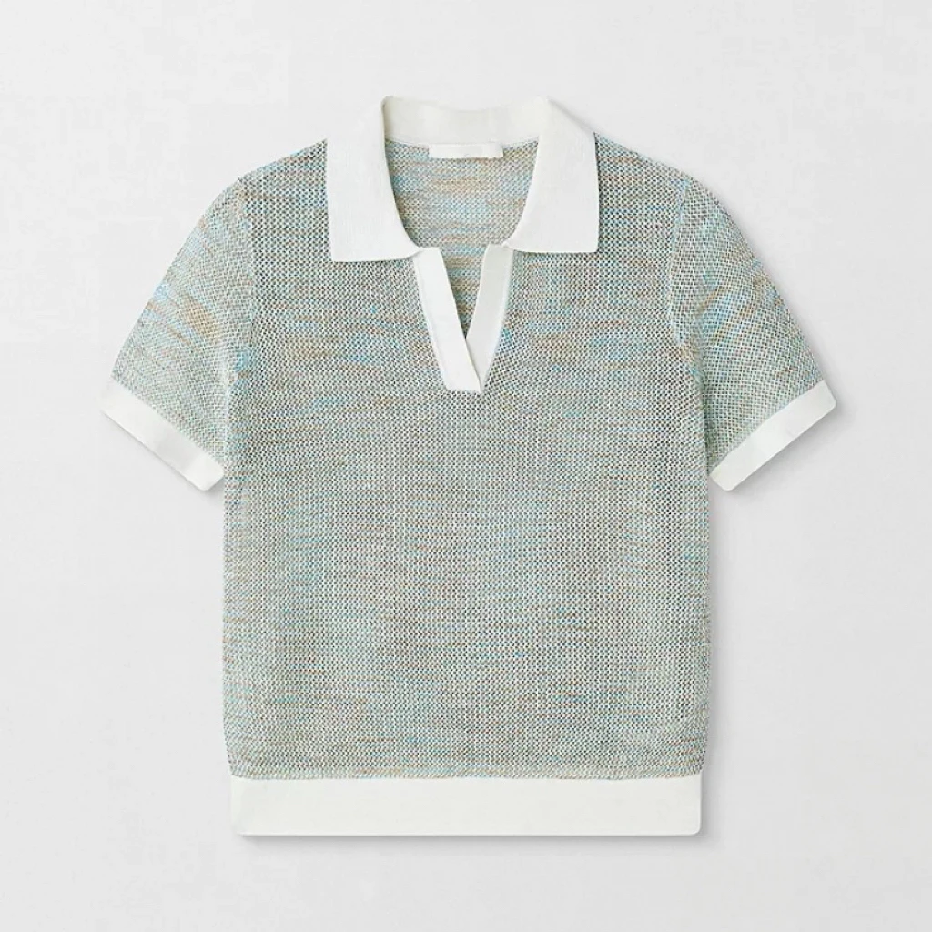 *【大喜】重磅亚麻夏日清凉翻领衫（89005）