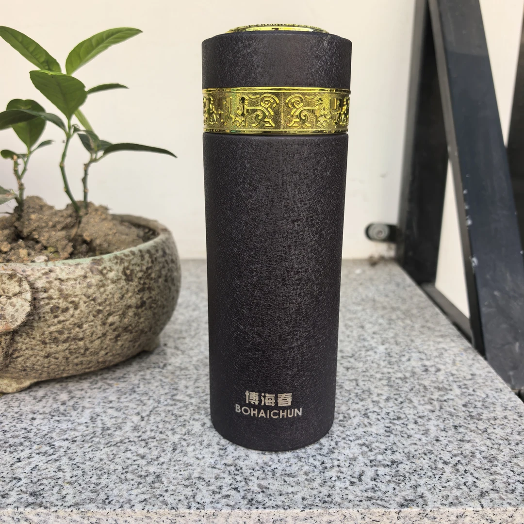 紫砂杯保温杯男女士车载办公泡茶杯高档礼品刻字杯子