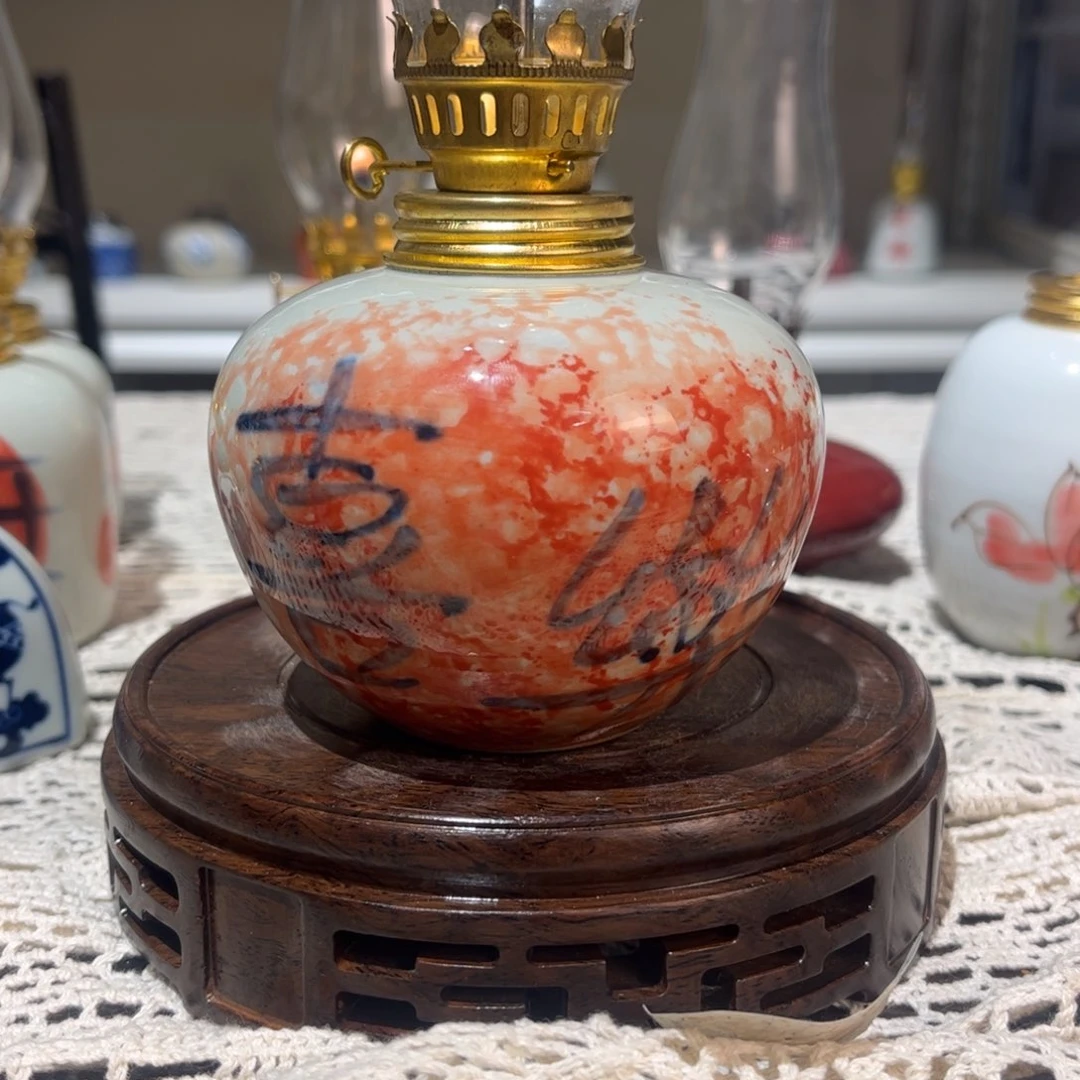 摆件景德镇陶瓷香薰灯