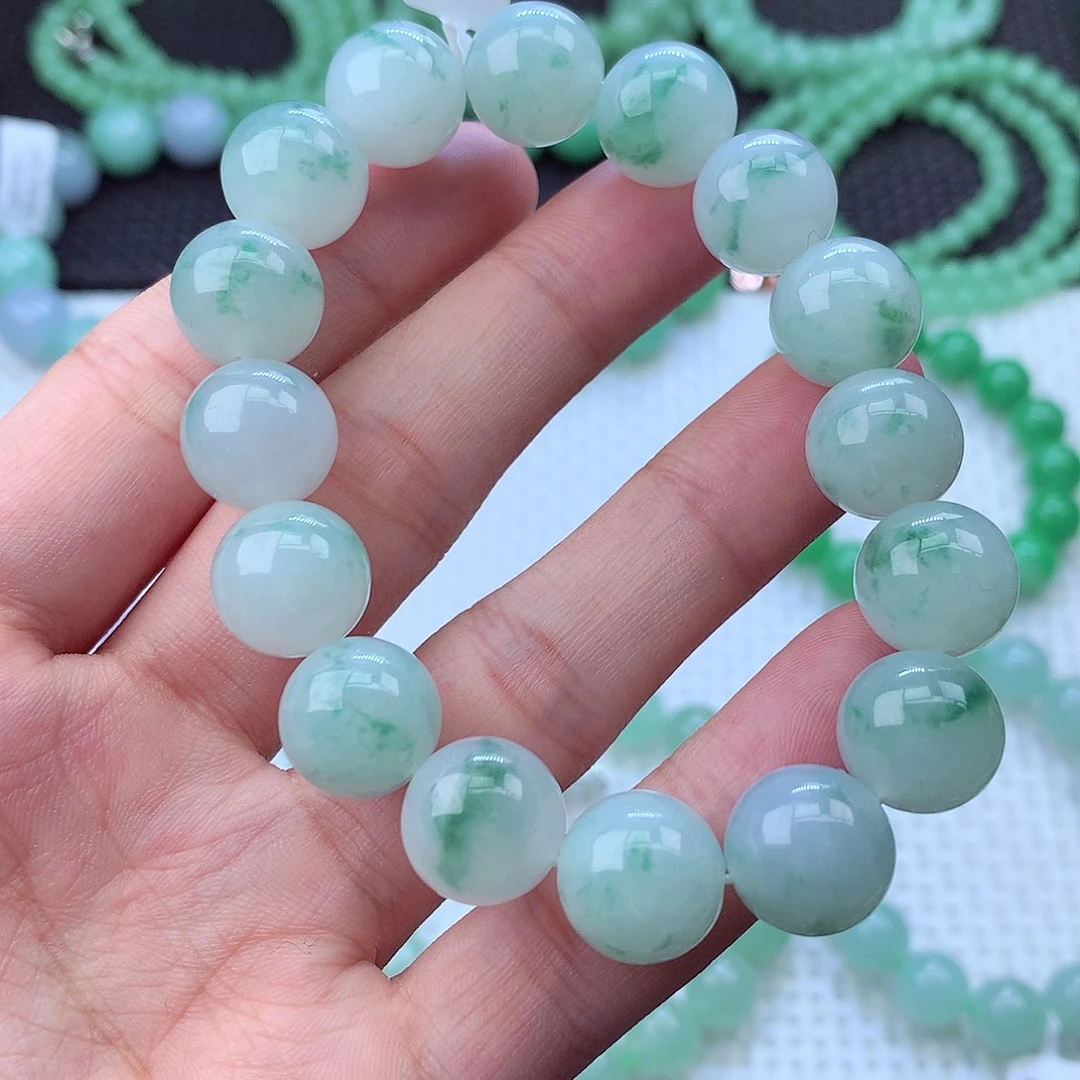 翡翠未镶嵌毛衣链