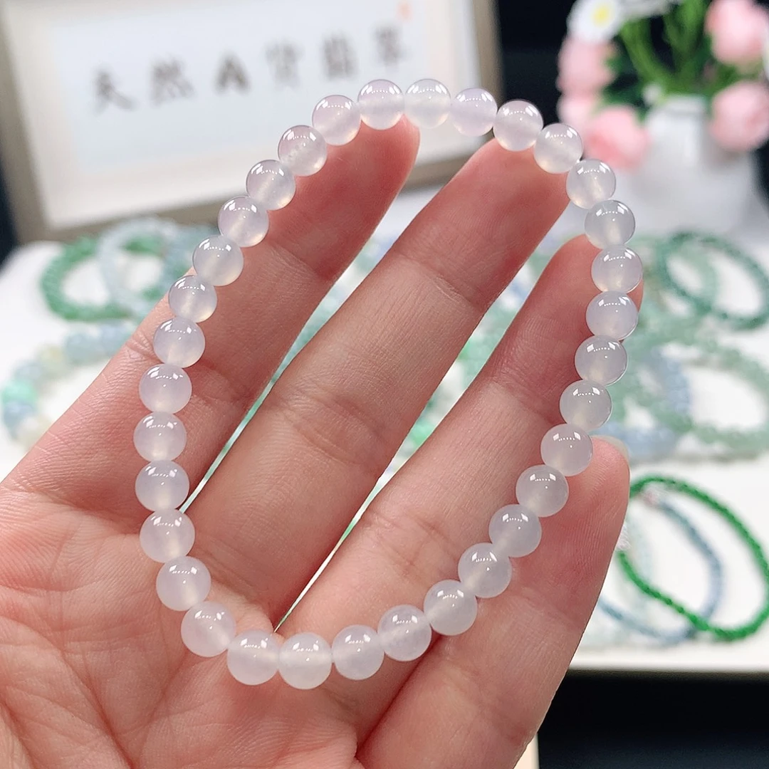 翡翠未镶嵌手链手链5.8mm