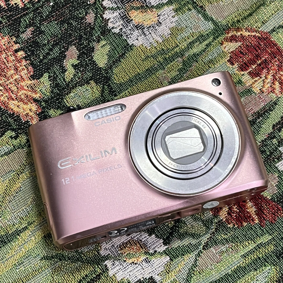 9新 Casio/卡西欧 z400 棕色 屏幕划痕 复古ccd数码相机