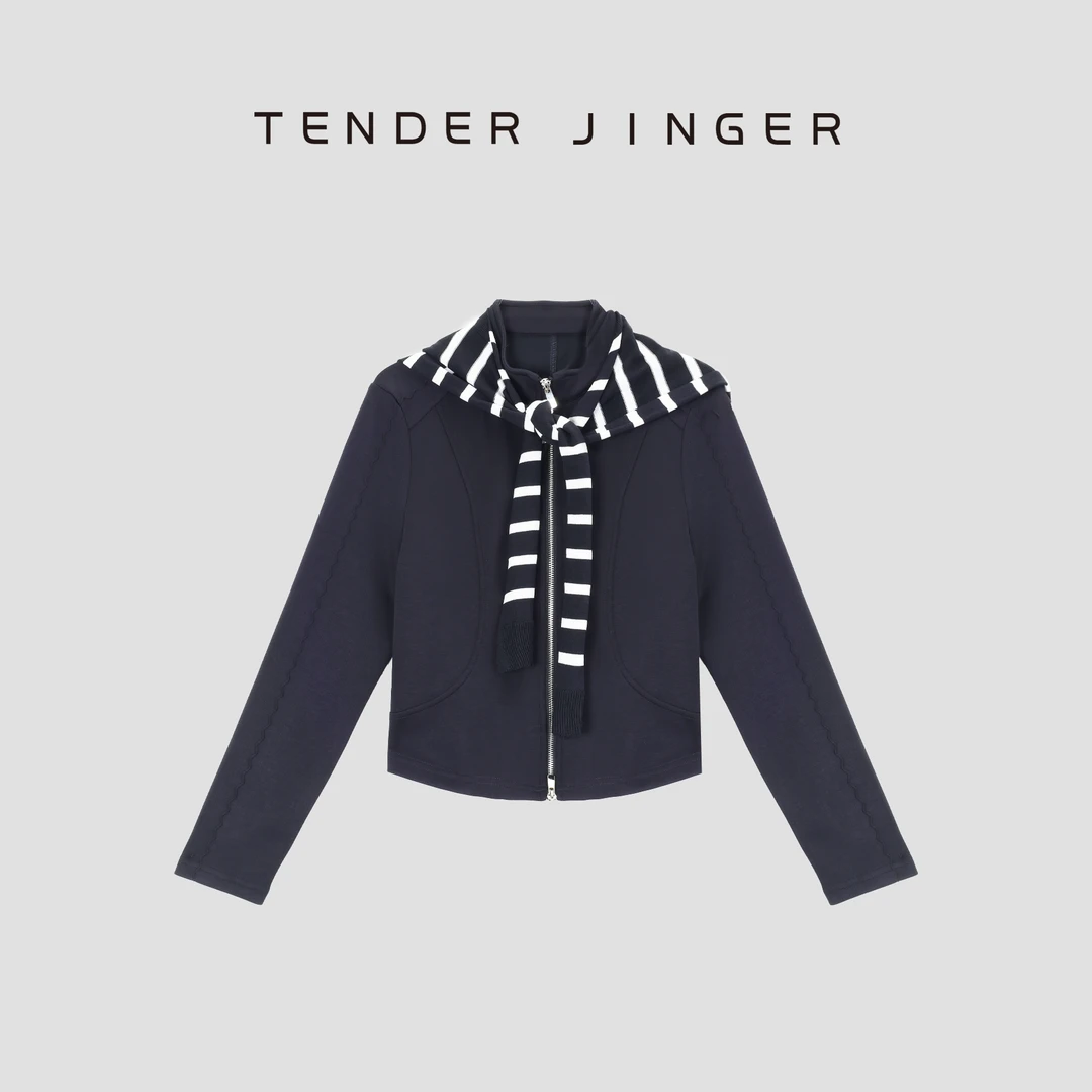 Tender Jinger【黑标】休闲运动百搭风针织三件套套装T53LAN30866