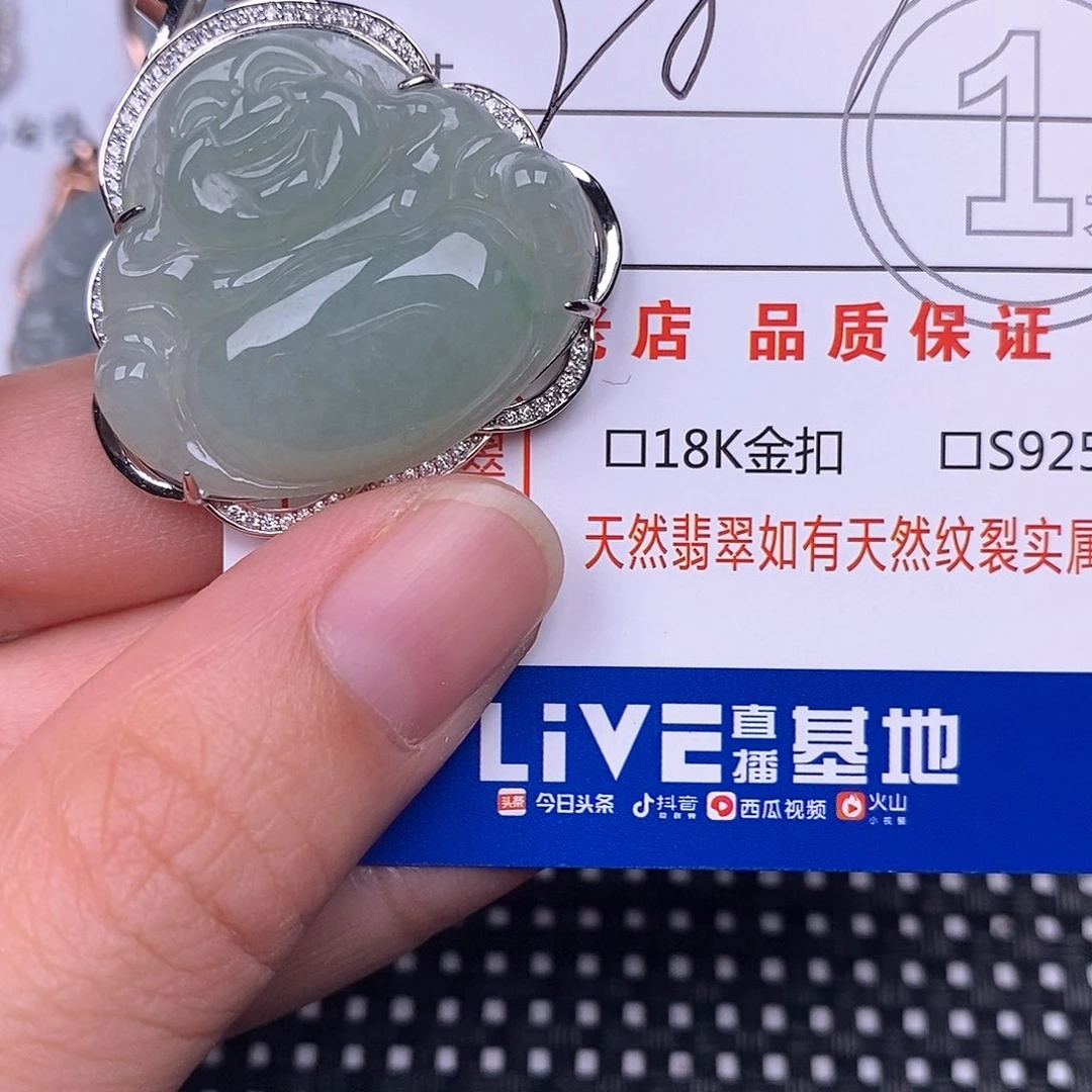 翡翠银S925镶嵌颈饰