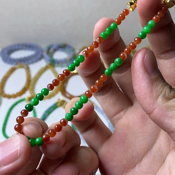 定制翡翠未镶嵌缅甸翡翠A货卡4