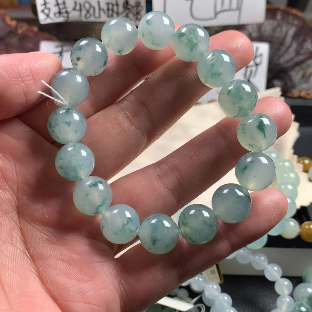 定制翡翠未镶嵌卡13.4 16颗