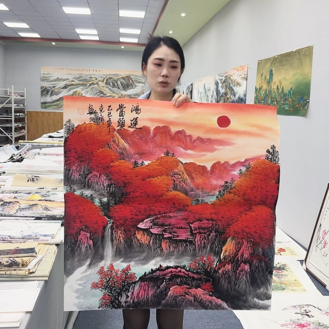 国画国画纯手绘作品