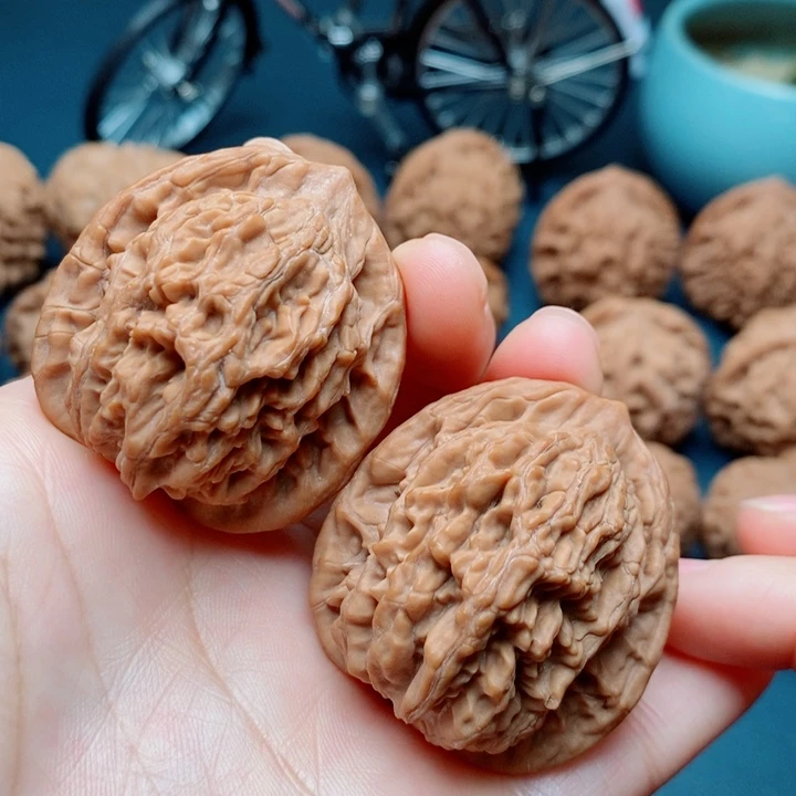 文玩核桃把件麦虎39全品