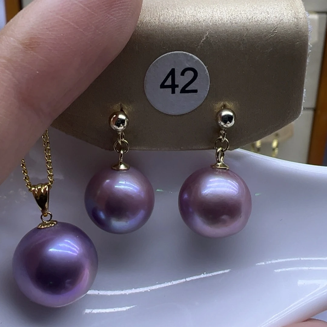 吊坠(赠链)淡水珍珠18K金镶嵌