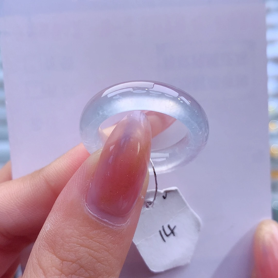 翡翠未镶嵌戒指天然